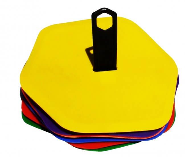 Pro's Pro Hexagon Floor Markers - Znaczniki MIX 6 szt.